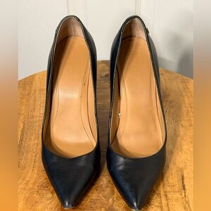 Calvin Klein Black Leather Heels